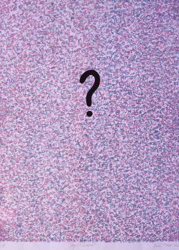 Dumce ľudze? - Do you think, mankind<br>
        tech.: kameňodruk & šablona - lithography & matrix<br>
        60x42 cm <p class='nosee'>pop art, art, grafika, graphics, Luca Maro, Marek Lukac, litografia, lithography, Lithografie, lithografie, litografía</p>