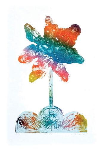 Simbol - Symbol<br>
        tech.: kameňodruk - lithography<br>
        60x45 cm <p class='nosee'>grafika, graphics, lithography, pop art, symbol, Luca Maro, Marek Lukac, litografia, lithography, Lithografie, lithografie, litografía</p>