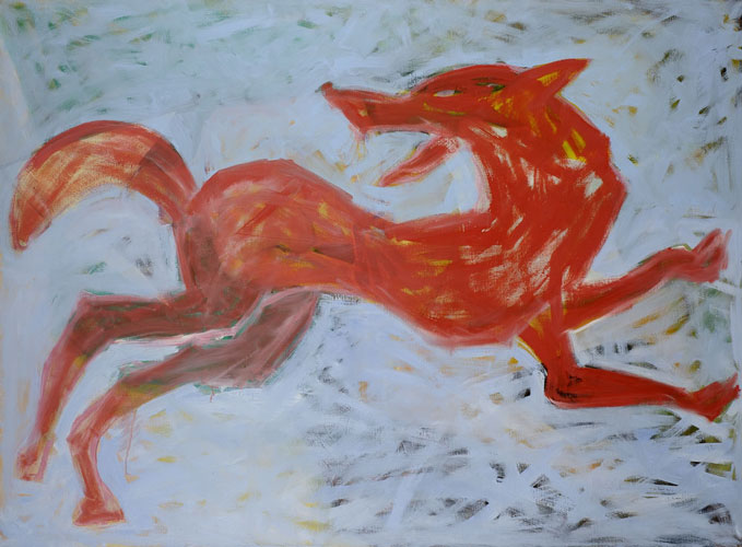 Viľk - Wolf<br>
      tech.: oľej - oil<br>
      92x120 cm